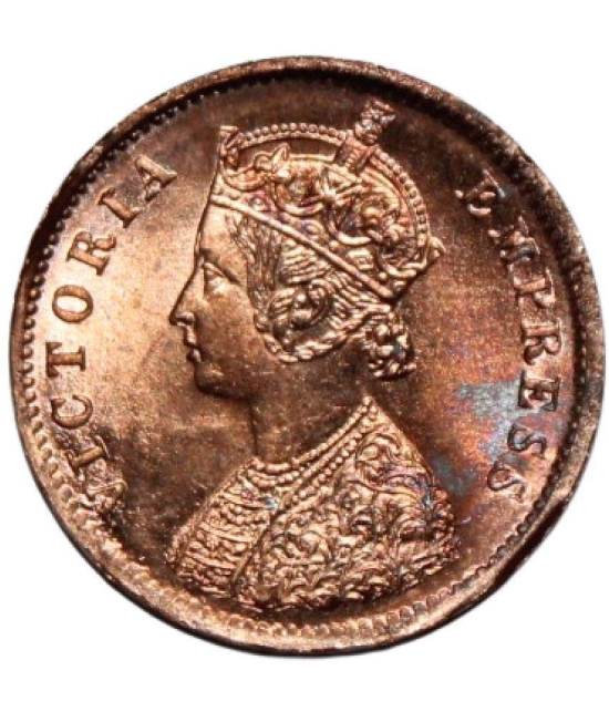 PRIDE INDIA - 1 Quarter Anna (1895) Victoria Empress 1 Numismatic Coins