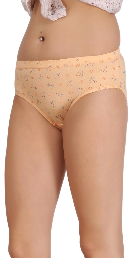 Eves Beauty Women Hipster Multicolor Panty-l / Multi / Pure Cotton