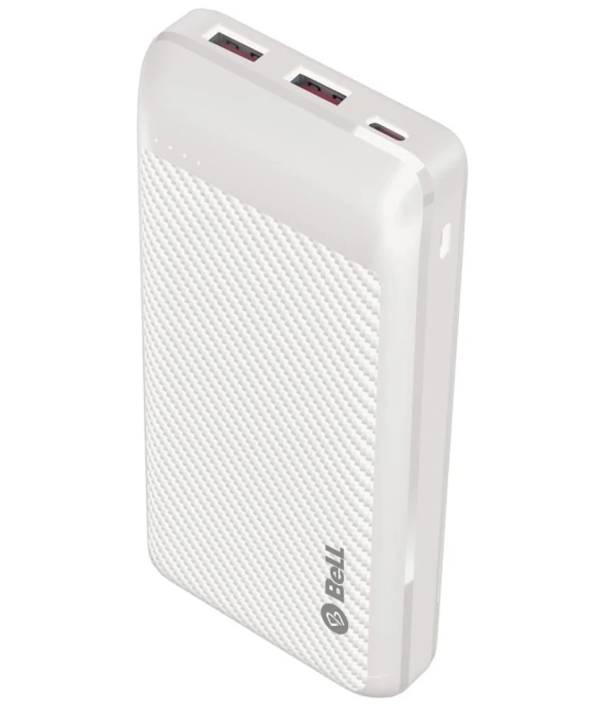 Bell 20000 -mAh 5V/1A & 5V/2A Li-Polymer Power Bank - White