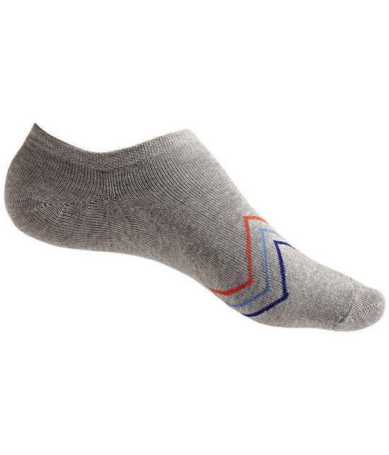 Texlon - Multicolor Cotton Men's No Show Socks ( Pack of 5 ) - Multicolor