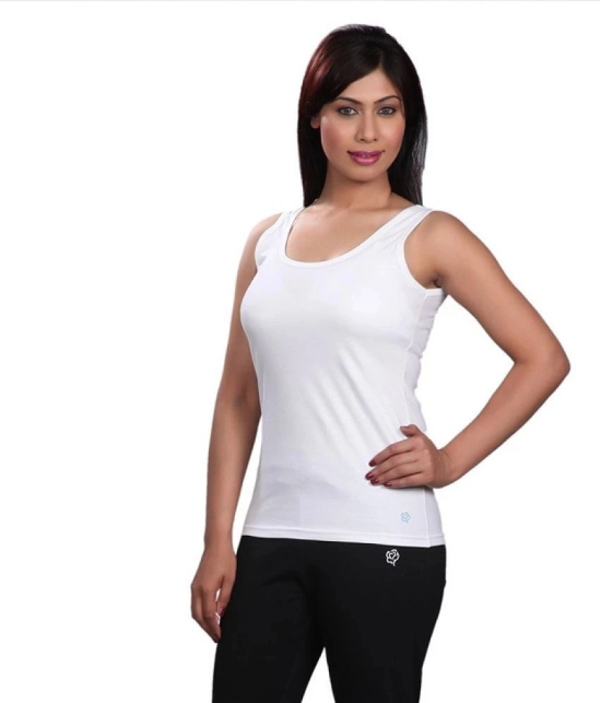 Selfcare White and Black Colors Camisoles Pack of 2 - XS