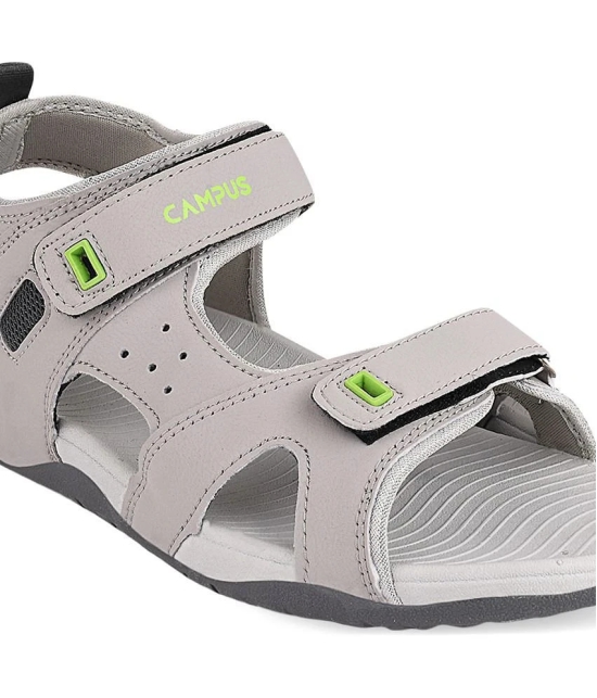 Campus - Gray Mens Floater Sandals - None