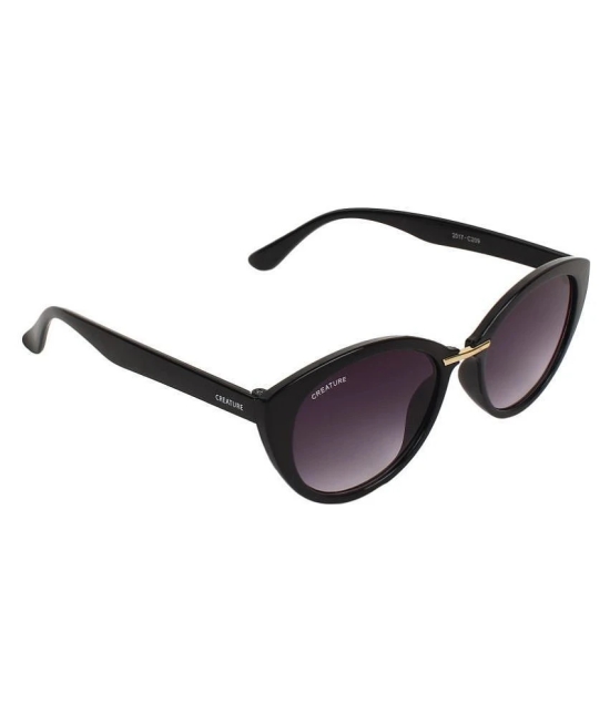 Creature - Purple Cat Eye Sunglasses ( TIDE-101 ) - Medium