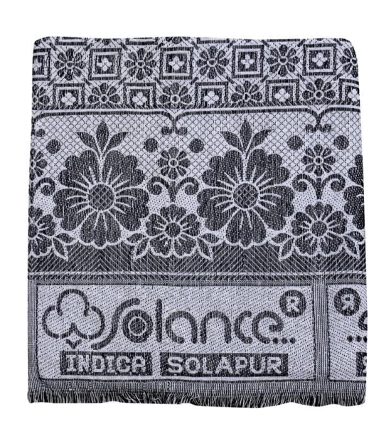 Solance Mandhania Indica Cotton Solapur Chaddar Blanket Single Bed Full Size Pack of 2