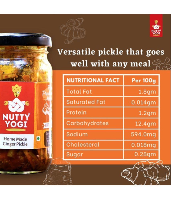 Nutty Yogi Home Made Ginger Pickle 200 g