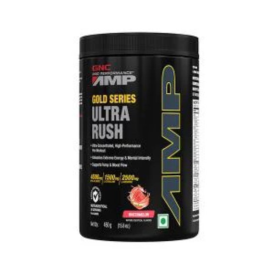 GNC AMP Gold Series Ultra Rush Powder Watermelon 500gm