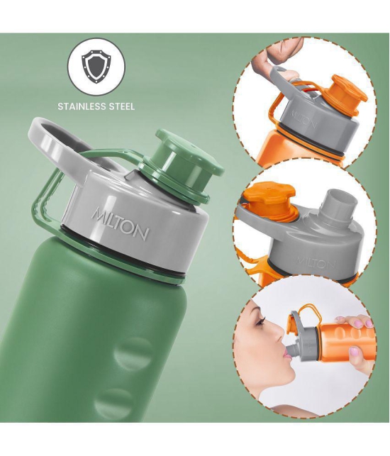 Milton Gripper 750 Stainless Steel Water Bottle, 750 ml, Green - Green