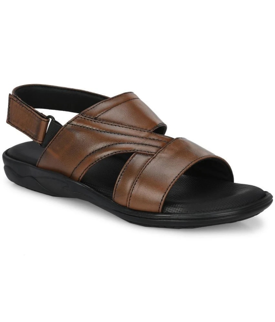 Leeport - Tan Mens Sandals - None