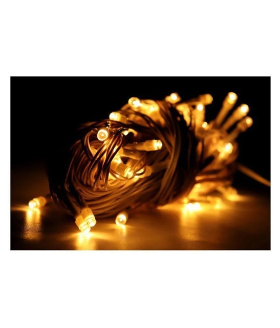 Mprow 11Mtr Still Led Ladi Diwali String Lights Off White - Off-White