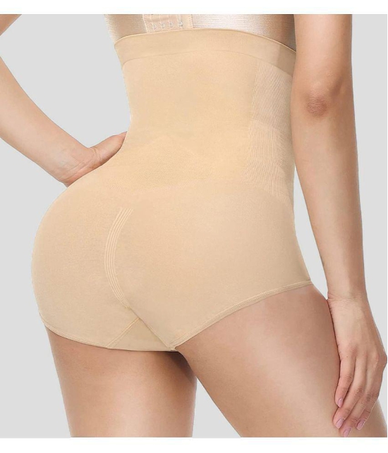 Tkeshto Beige Cotton Womens Tummy Tucker ( Pack of 1 ) - None