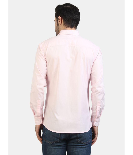 Life Roads - Pink Cotton Slim Fit Men's Casual Shirt ( Pack of 1 ) - None