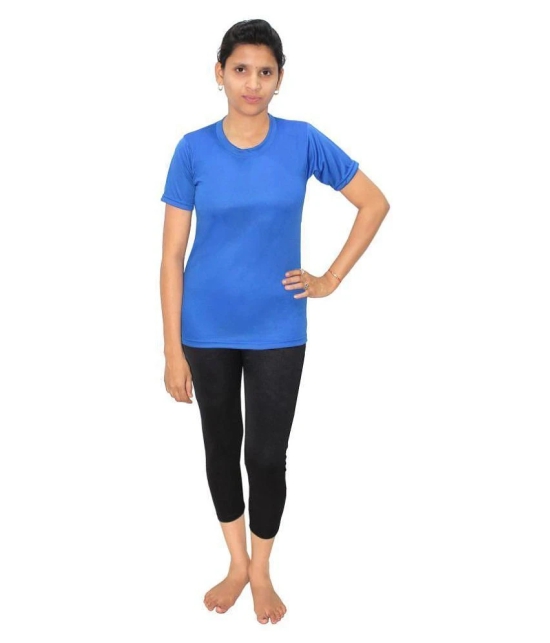 Goodluck Blue T-Shirt & Shorts Combo Swimming Costume - XXXL