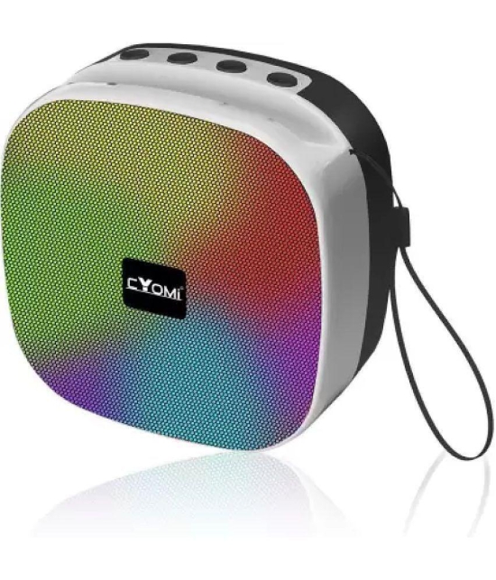 CYOMI CY_MAX624 5 W Bluetooth Speaker Bluetooth V 5.0 with SD card Slot Playback Time 10 hrs White - White