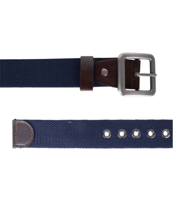 Zacharias - Blue Canvas Mens Casual Belt ( Pack of 1 ) - None