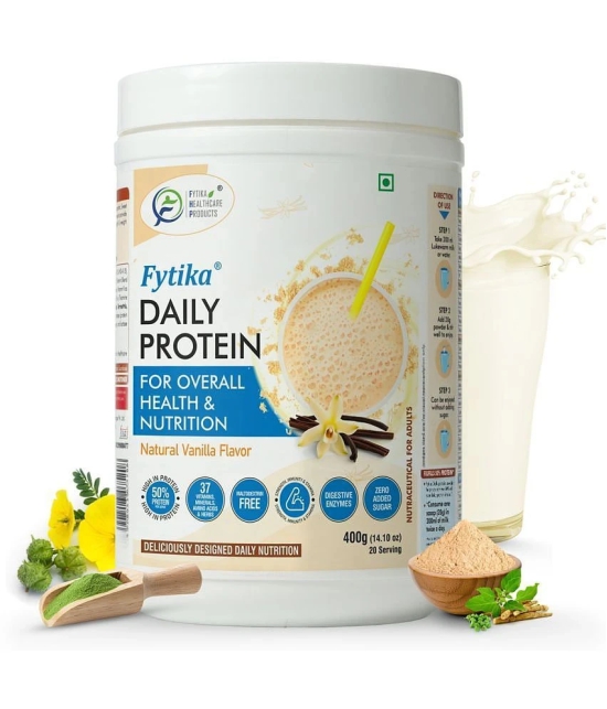 FYTIKA Daily Protein powder Vanilla flavour- 400 G