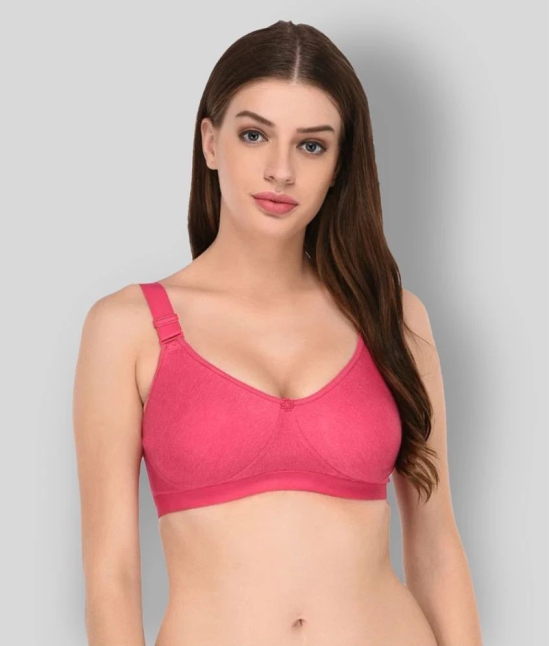 Elina - Multicolor Cotton Non - Padded Womens T-Shirt Bra ( Pack of 3 ) - 36D