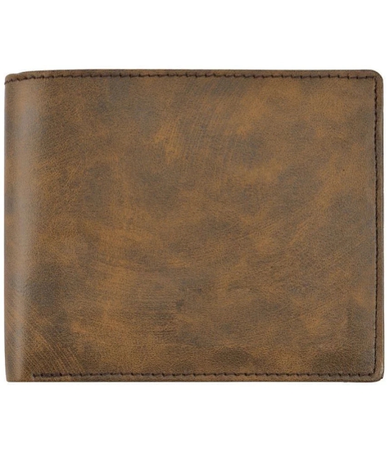 GEEO Brown Faux Leather Mens Regular Wallet ( Pack of 1 ) - Brown