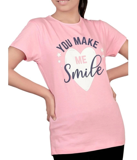 Bodycare Pink Cotton Girls T-Shirt ( Pack of 1 ) - None