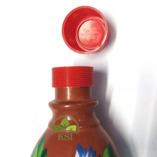 KSI Self traditional Earthenware Clay cooling water bottle 1.4 Litres