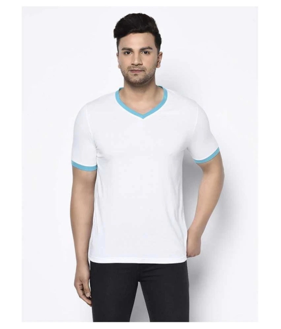 Glito Cotton White Solids T-Shirt Single Pack - None