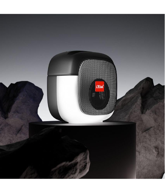 CYOMI Cy631 5 W Bluetooth Speaker Bluetooth v5.0 with SD card Slot Playback Time 4 hrs Black - Black