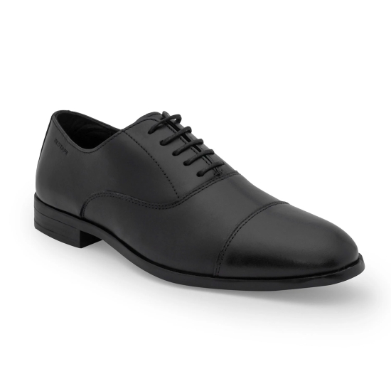 Red Tape Formal Oxford Shoes for Men |Refined Round-Toe Shaped Real Leather Shoes with Low-cut Pattern