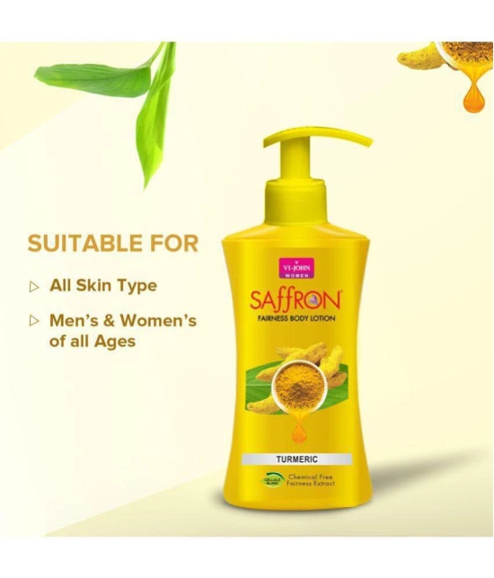 VI-JOHN Saffron Turmeric Fairness Body Lotion for Men & Women 250ml