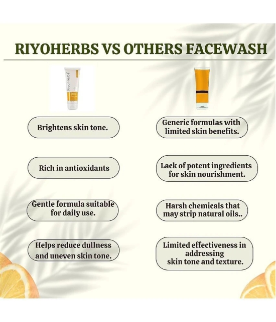 Riyo Herbs Vitamin C Face Wash with the Goodness of Vitamin C & Turmeric - 100ml