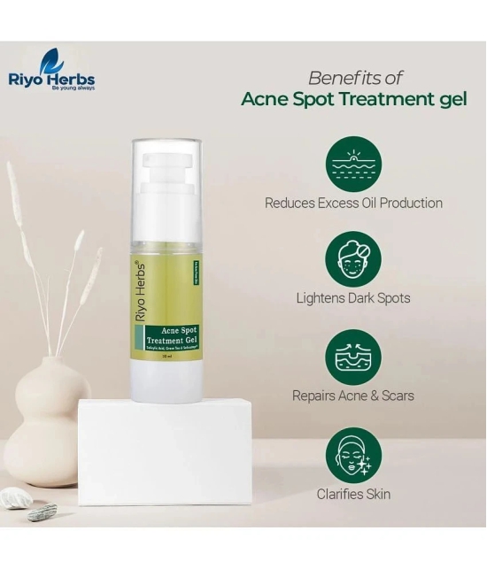 Riyo Herbs Acne Spot Treatment Gel with 2% Salicylic Acid | All Skin types - 30ml