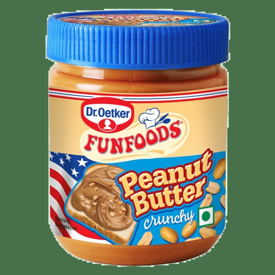 Dr. Oetker Funfoods Peanut Butter Crunchy, 400 G Jar