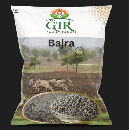 The Gir Organic Whole Bajro 1 kg