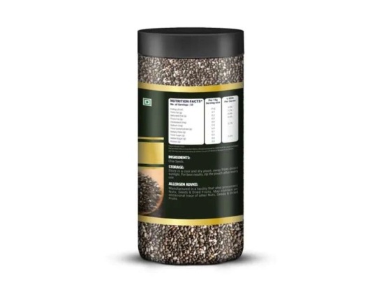 Happilo Premium Chia Seeds 500g Jar