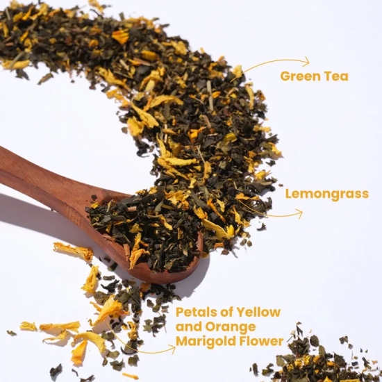 Marigold Green Tea - Tea Bags-15 Tea Bags