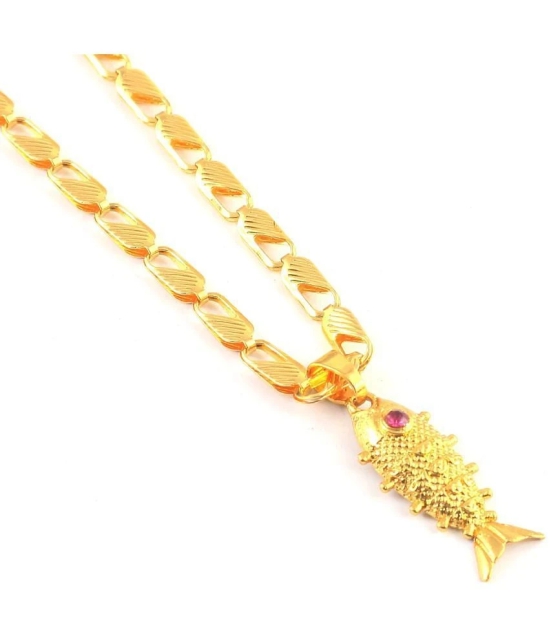 Jewar Mandi - Gold Pendant ( Pack of 1 ) - Gold