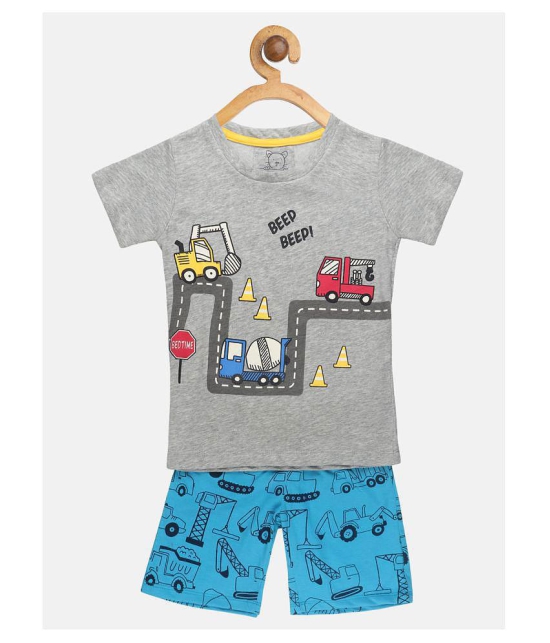 Lazy Shark Boys  Tshirt & Shorts Set - None