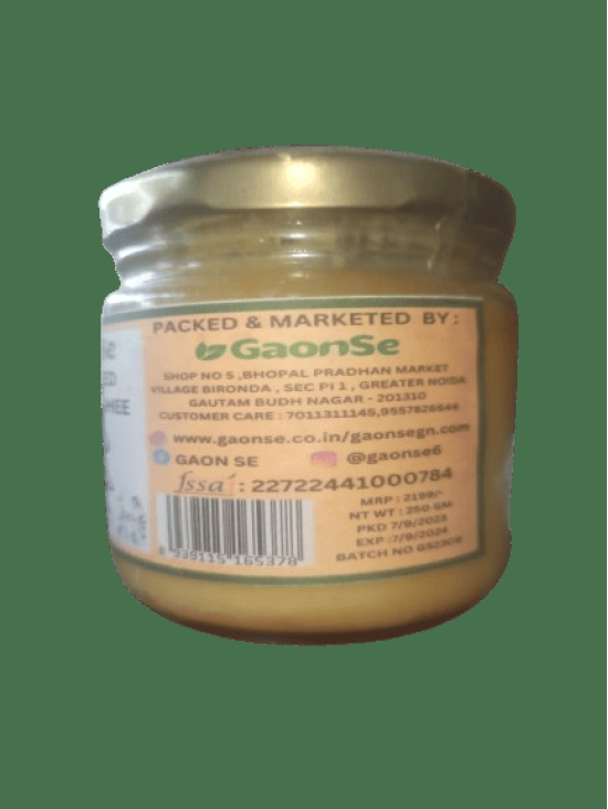 GAONSE A2 CULTURED SHATAVARI GHEE 250 GM