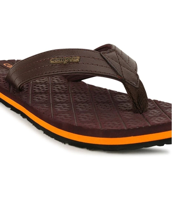 Campus Orange Mens Thong Flip Flop  (Pair of 1) - None