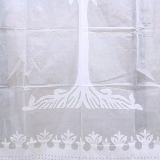 Tisser Reverse Applique Pure Cotton Window Curtain