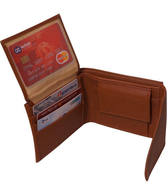 samtroh - PU TAN Men's Regular Wallet ( Pack of 1 ) - Tan