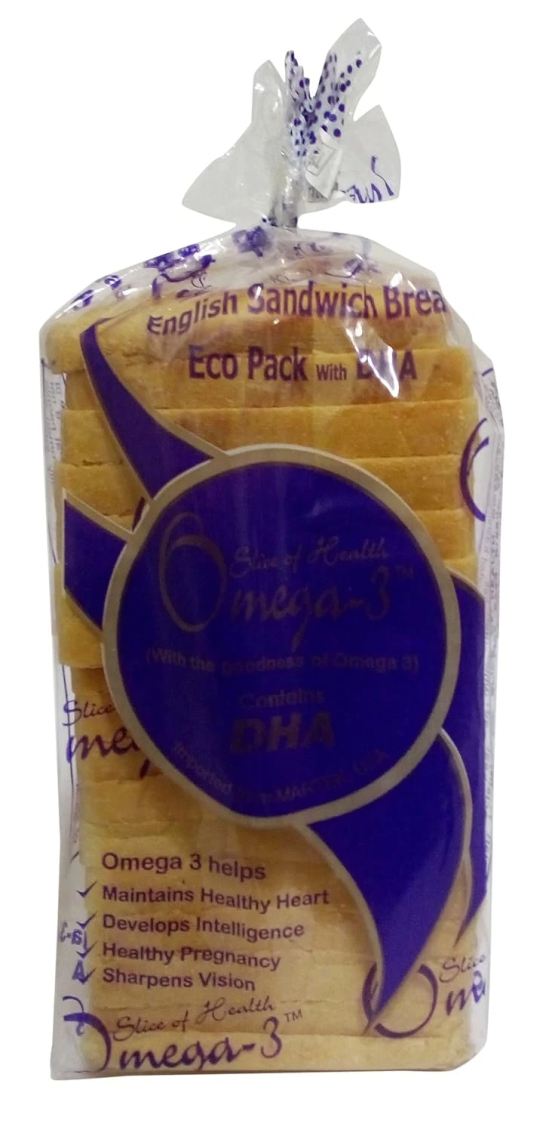 Omega Sandwich Bread, 400 Gm