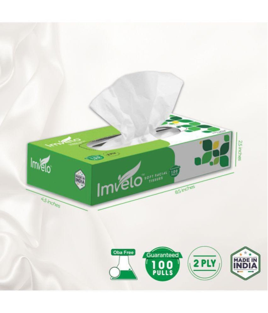 Imvelo - Bio Degradable Disposable Face Tissues ( Pack of 4 ) - 99