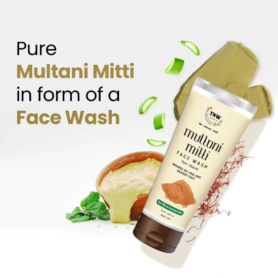 Multani Mitti Face Wash - Paraben/Sulphate-Free 100ml