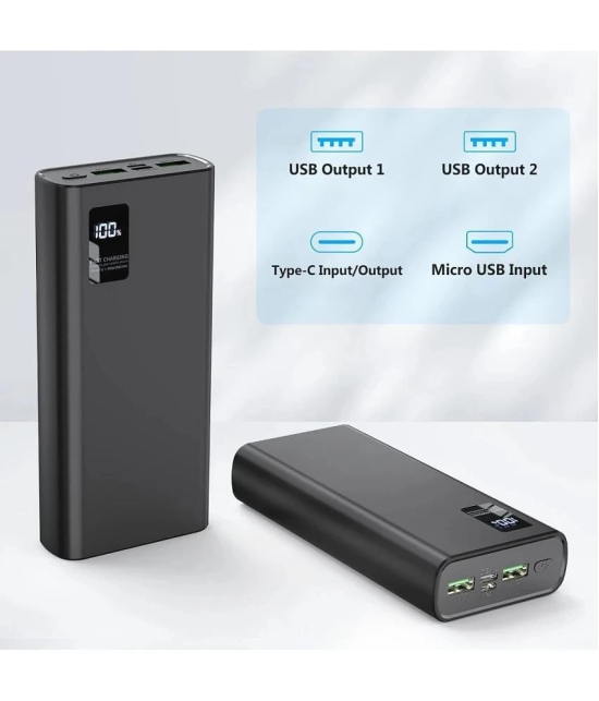 DIGIMATE 20000 -mAh 22.5W Li-Polymer Power Bank - Black