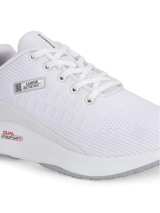 Campus Toll White Mens Running Shoes