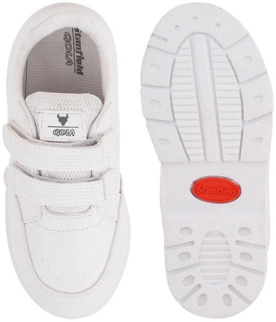 Stanfield - White Boys School Shoes ( 1 Pair ) - None