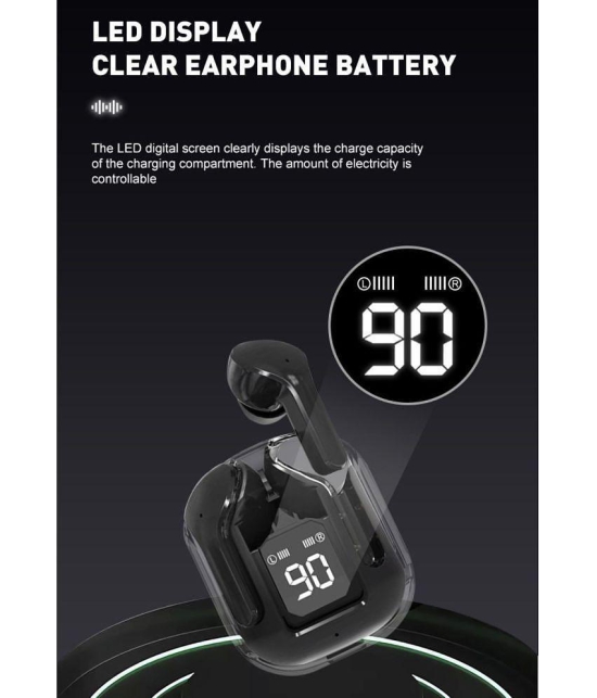 VEhop Ultrapods Bluetooth True Wireless (TWS) In Ear 30 Hours Playback Fast charging,Powerfull bass IPX4(Splash & Sweat Proof) Black