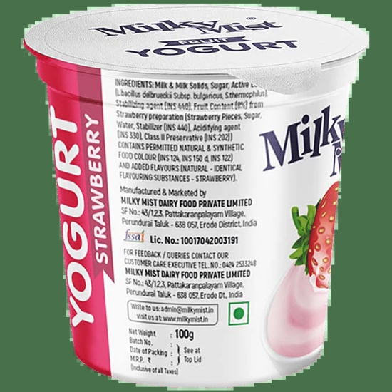 Milkymist Fruit Yogurt Strawberry, 100 Ml