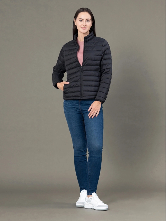 RedTape Stand Collar Padded Jacket for Women | Lightweight & Enhanced Comfort