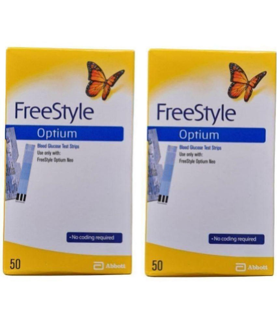 Abbott Freestyle Optium Neo 100 (50Ã?2) Test Strips - Expiry: May 2024 31-50 Strips