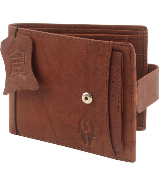 samtroh - Leather Brown Men's Regular Wallet ( Pack of 1 ) - Brown